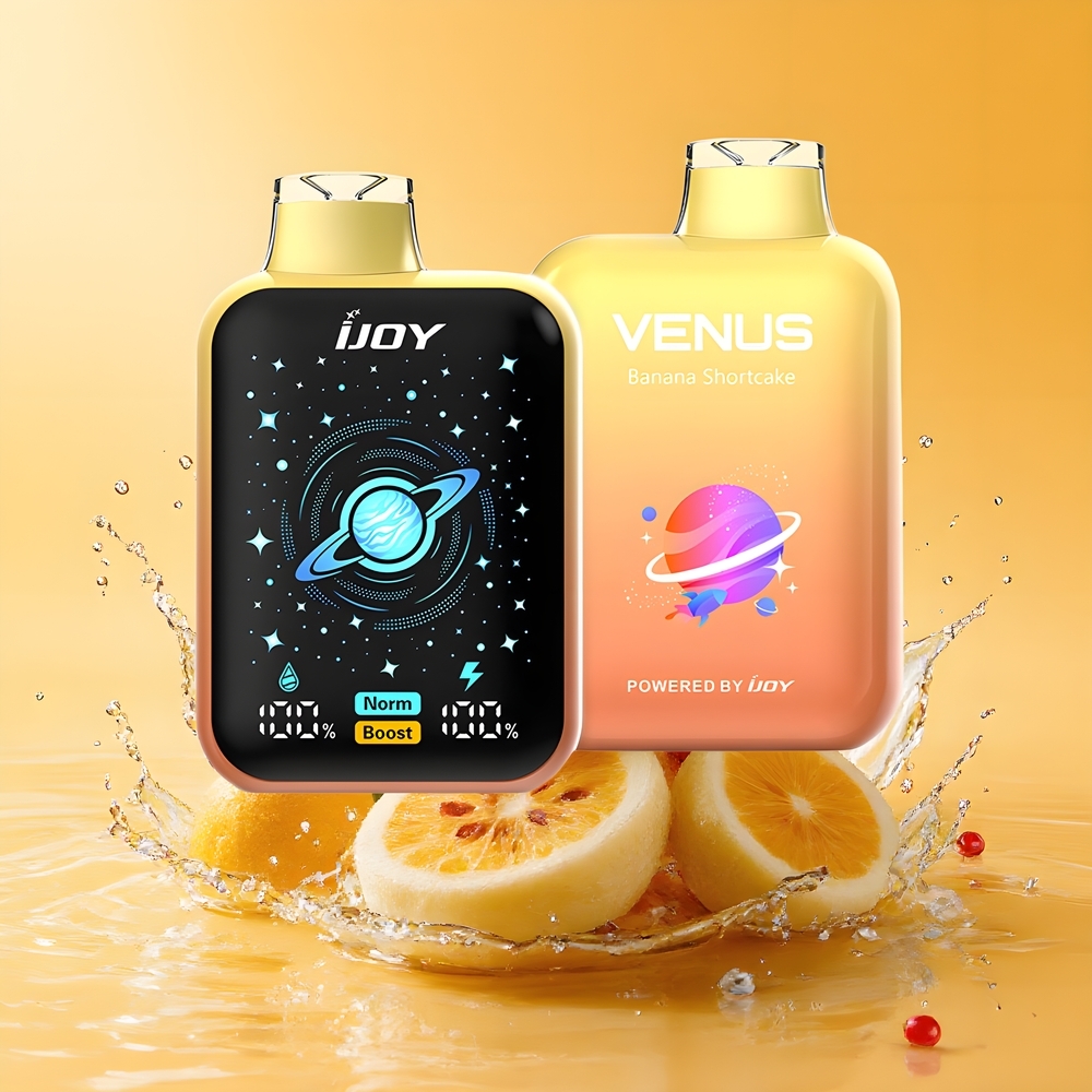 IJOY VENUS 25000 Puffs Nagykereskedés Magyarország Adjustable Airflow Banán Rétes