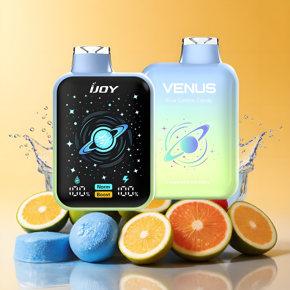 IJOY VENUS 25000 Puffs Nagykereskedés Magyarország Kék Vattacukor Adjustable Airflow