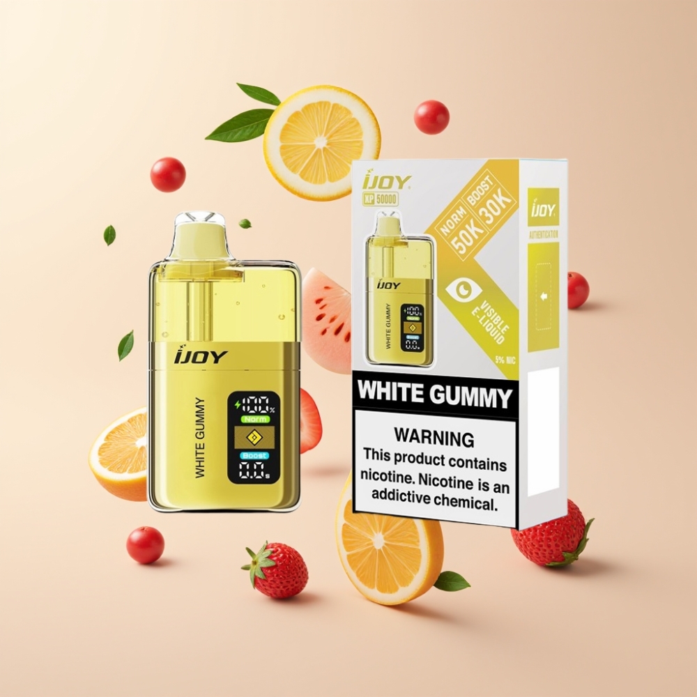 IJOY XP50000 Nagykereskedés Magyarország Fehér Rágó Dual Mesh Adjustable Airflow