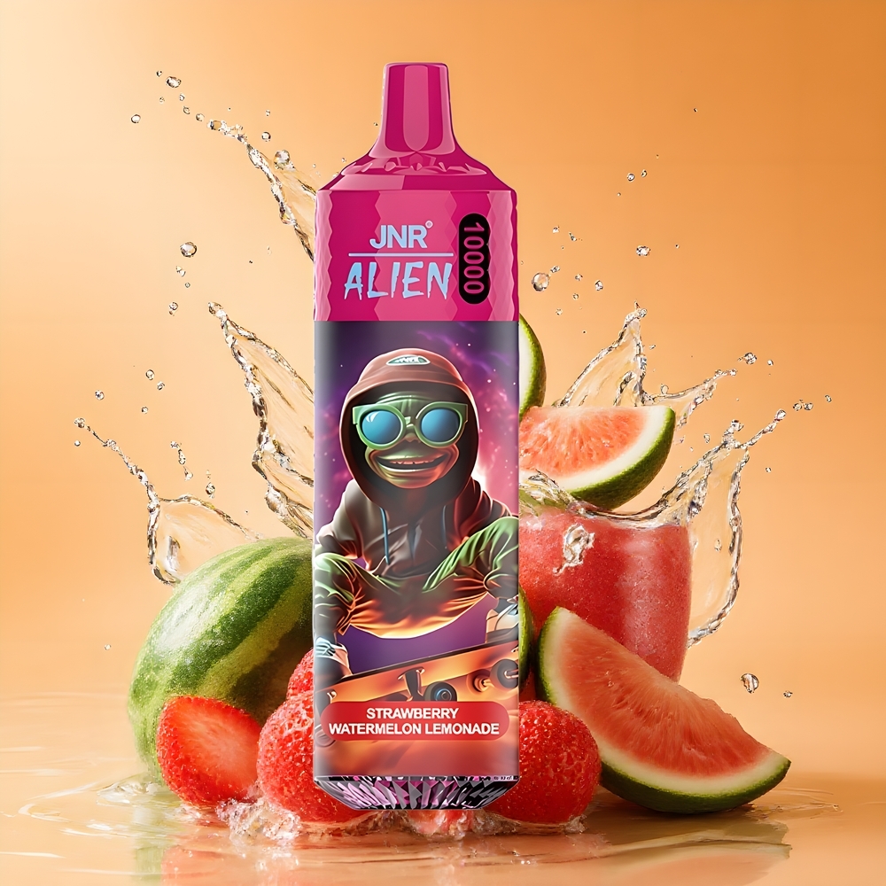 JNR Alien 10000 Puffs Eper Dinnye Limonád RGB LED Nagykereskedés Magyarország