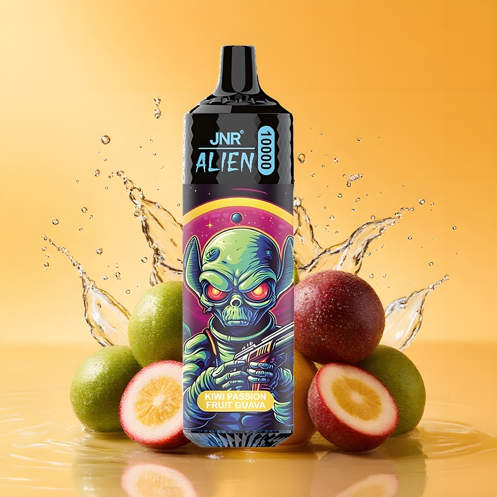 JNR Alien 10000 Puffs Nagykereskedés Magyarország LED RGB Sporty Kiwi passion fruit guava