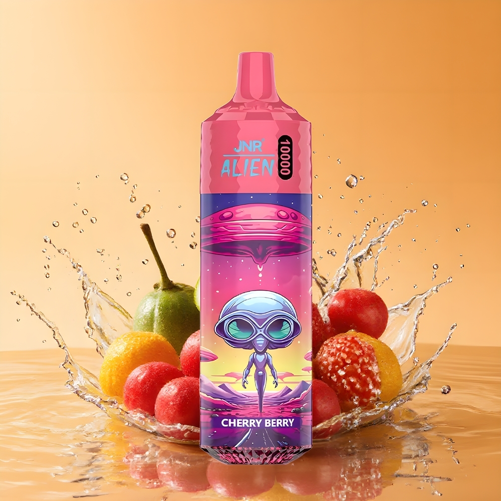 JNR Alien 10000 Puffs Nagykereskedés Magyarország RGB LED Cseresznye-Áfonya