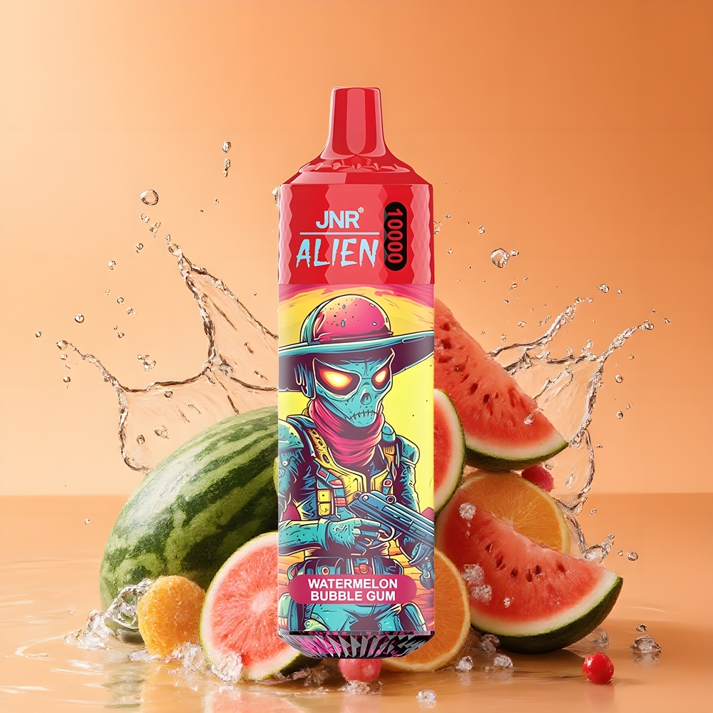 JNR Alien 10000 Puffs Nagykereskedés Magyarország RGB LED Dinnye Buborék Rágó