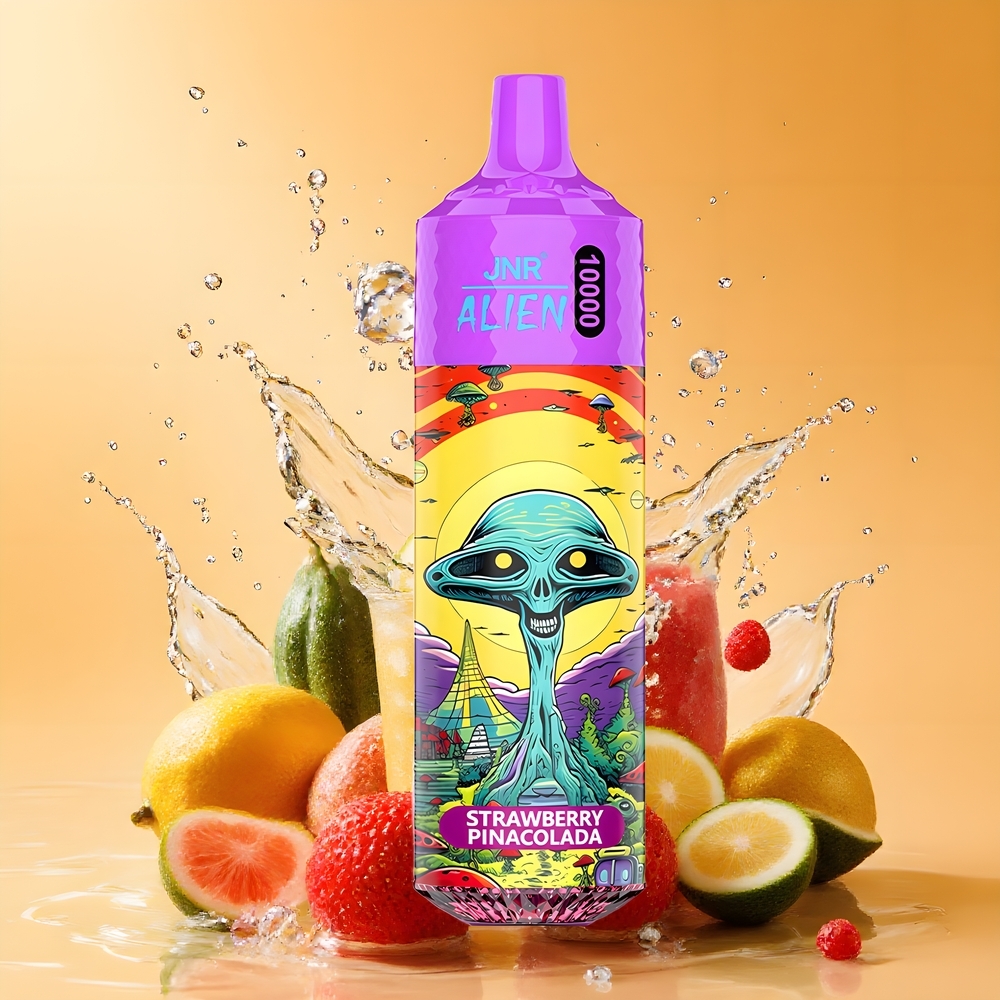 JNR Alien 10000 Puffs Nagykereskedés Magyarország RGB LED Eper Pina Colada