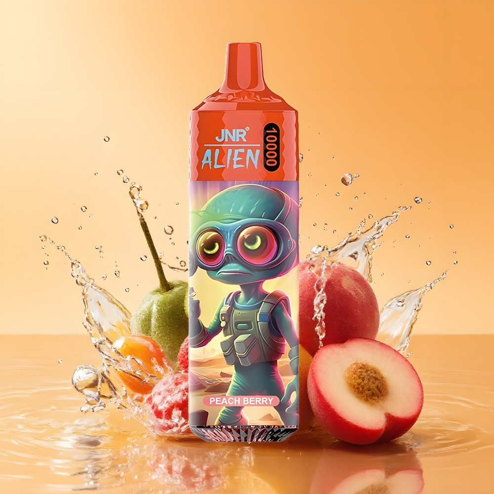 JNR Alien 10000 Puffs Nagykereskedés Magyarország RGB LED Meggy Szeder