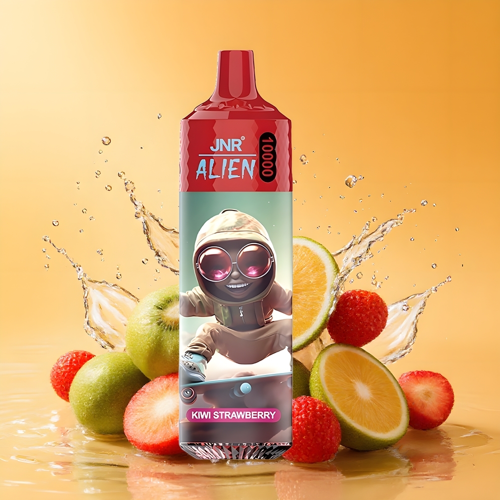 JNR Alien 10000 Puffs RGB LED Nagykereskedés Magyarország Eper-Kivi