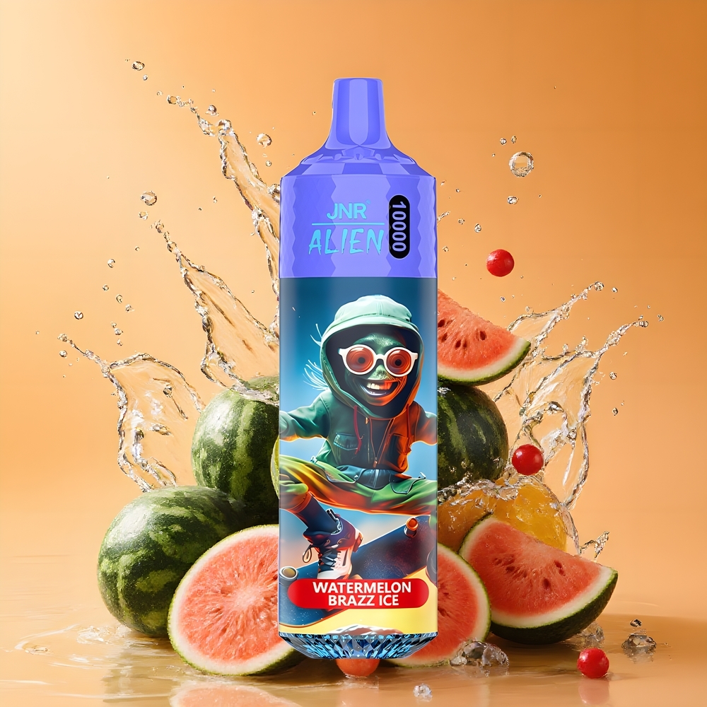 JNR Alien 10000 Puffs RGB LED Nagykereskedés Magyarország Görögdinnye Brazz Jég