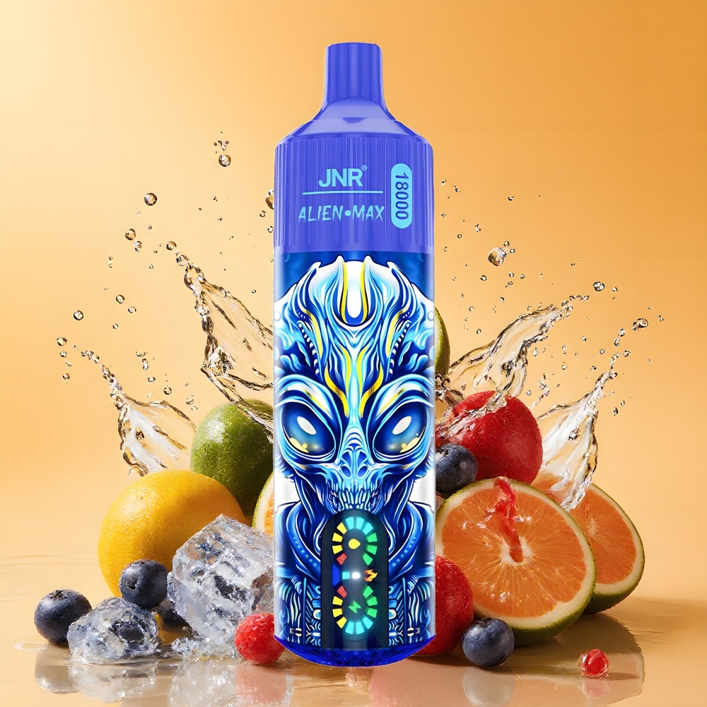 JNR Alien Max 18000 Nagykereskedés Magyarország Kettős Mesh & Mag Blueberry On Ice