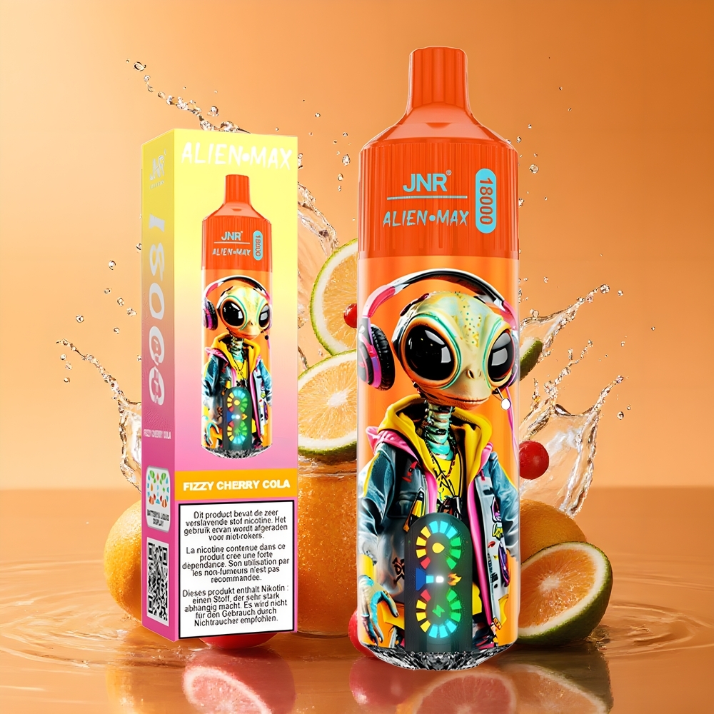 JNR Alien Max 18000 Puffs Dual Mesh Fizzy Cseresznyes Kóla Nagykereskedés Magyarország