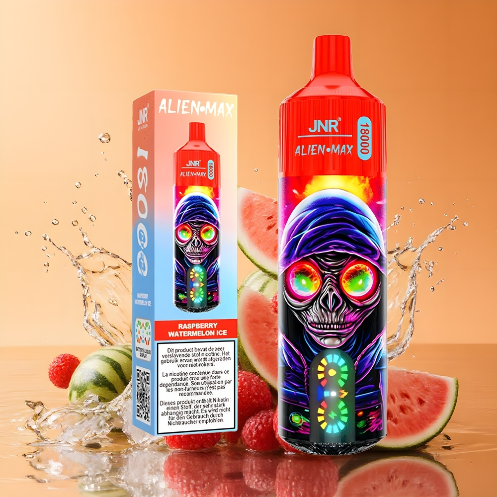 JNR Alien Max 18000 Puffs Dual Mesh Málna Görögdinnye Jég Nagykereskedés Magyarország