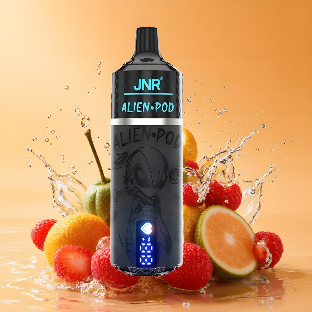 JNR Alien Pod 13000 Puffs Nagykereskedés Magyarország Mesh Core Eper Málna Cseresznye