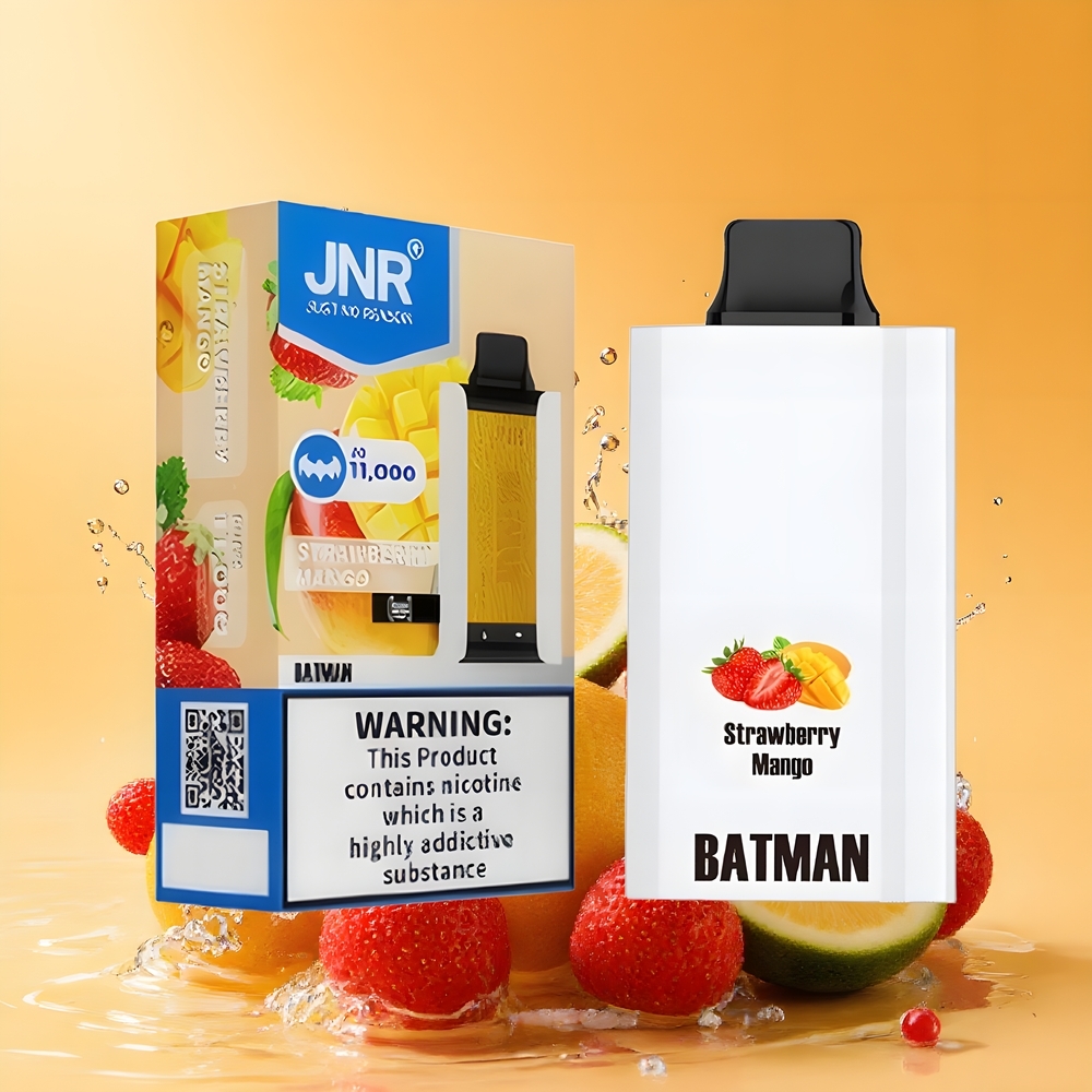 JNR Batman 11000 Puffs Nagykereskedés Magyarország 20ml E-liquid Type-C Quick Charge Eper-Mangó