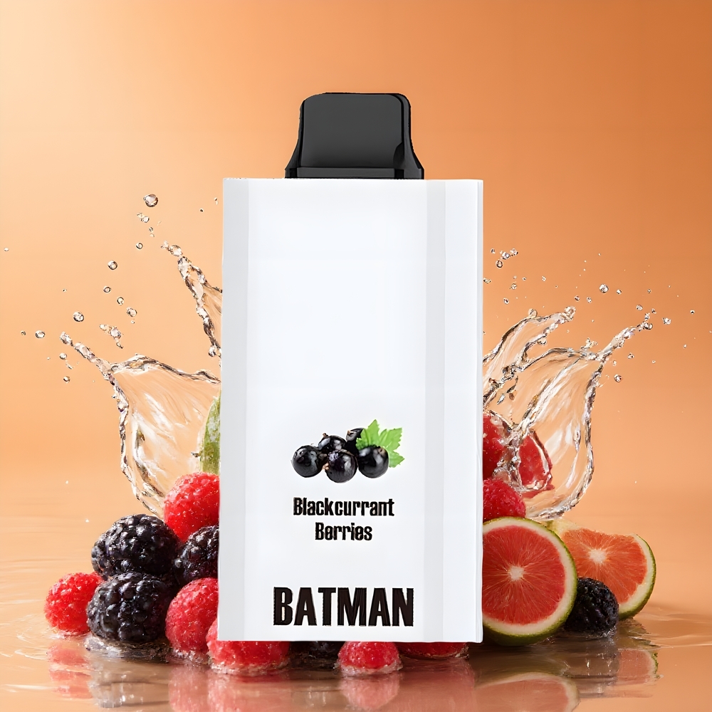 JNR Batman 11000 Puffs Nagykereskedés Magyarország Típus-C Gyors Töltés Feketeribizli Bogyók