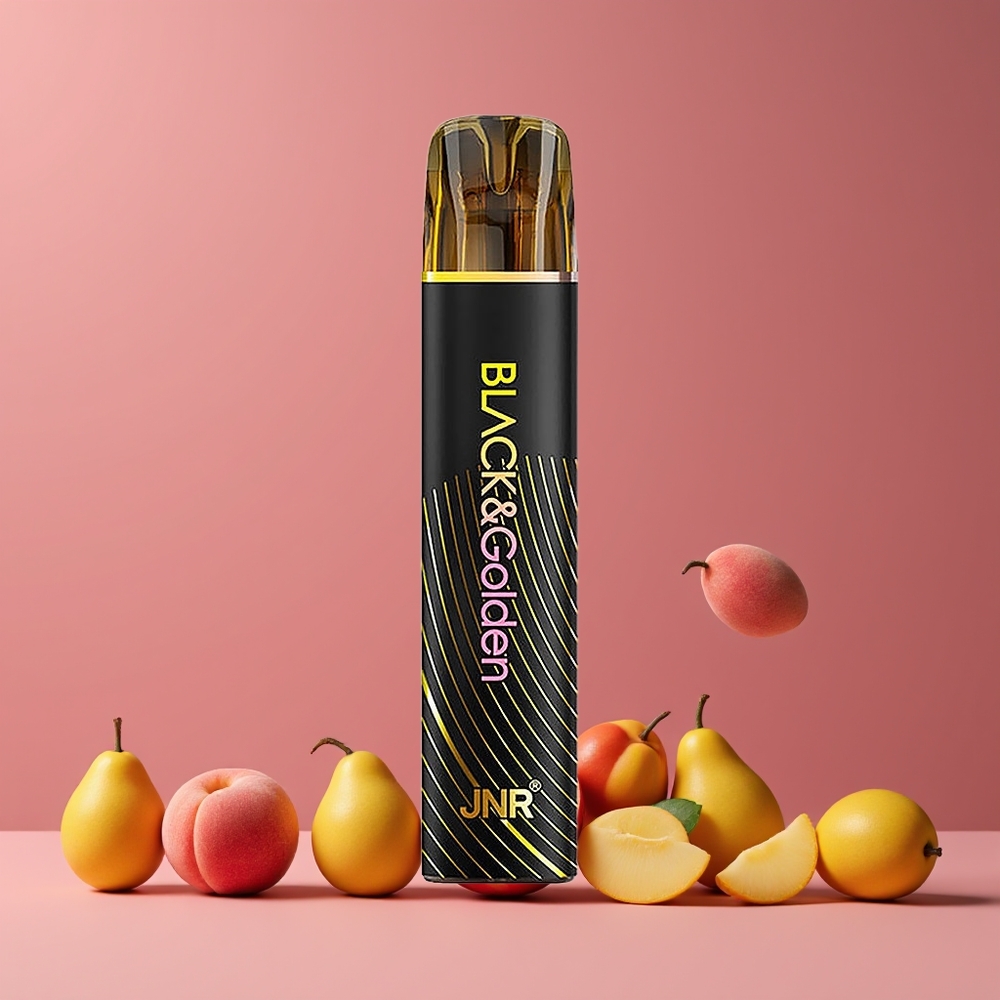 JNR Black&Golden 600+200 Puff Egyszer használatos Vape Barack Manga 550mAh Nagykereskedés Magyarország
