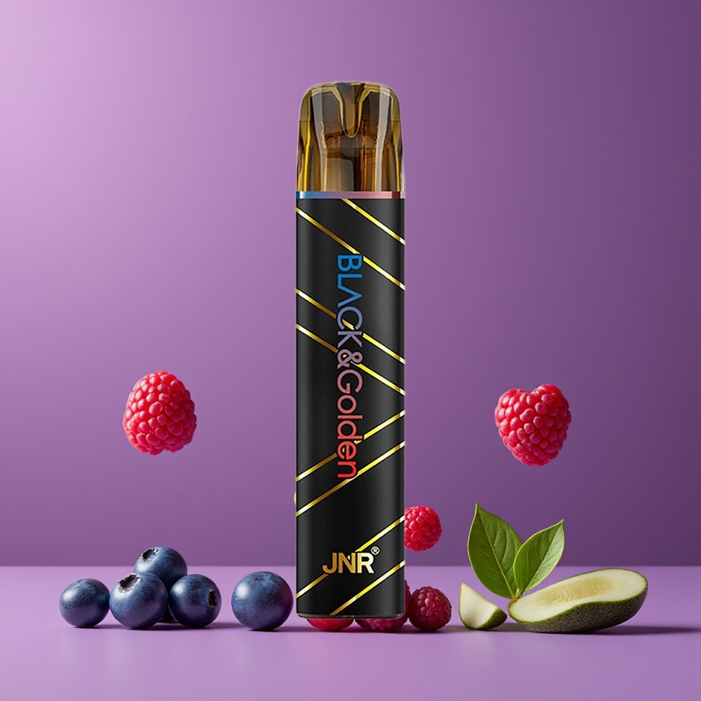 JNR Black&Golden 600+200 Puffs 800 Puffs Nagykereskedés Magyarország Áfonya-Savanyú Málna