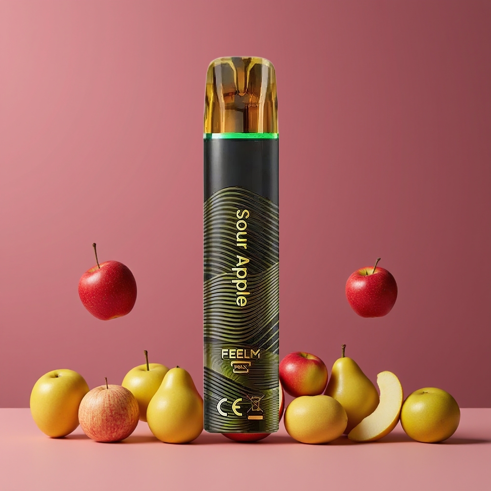 JNR Black&Golden 600+200 Puffs Eldobható Vape Savanyú Alma 550mAh Nagykereskedés Magyarország