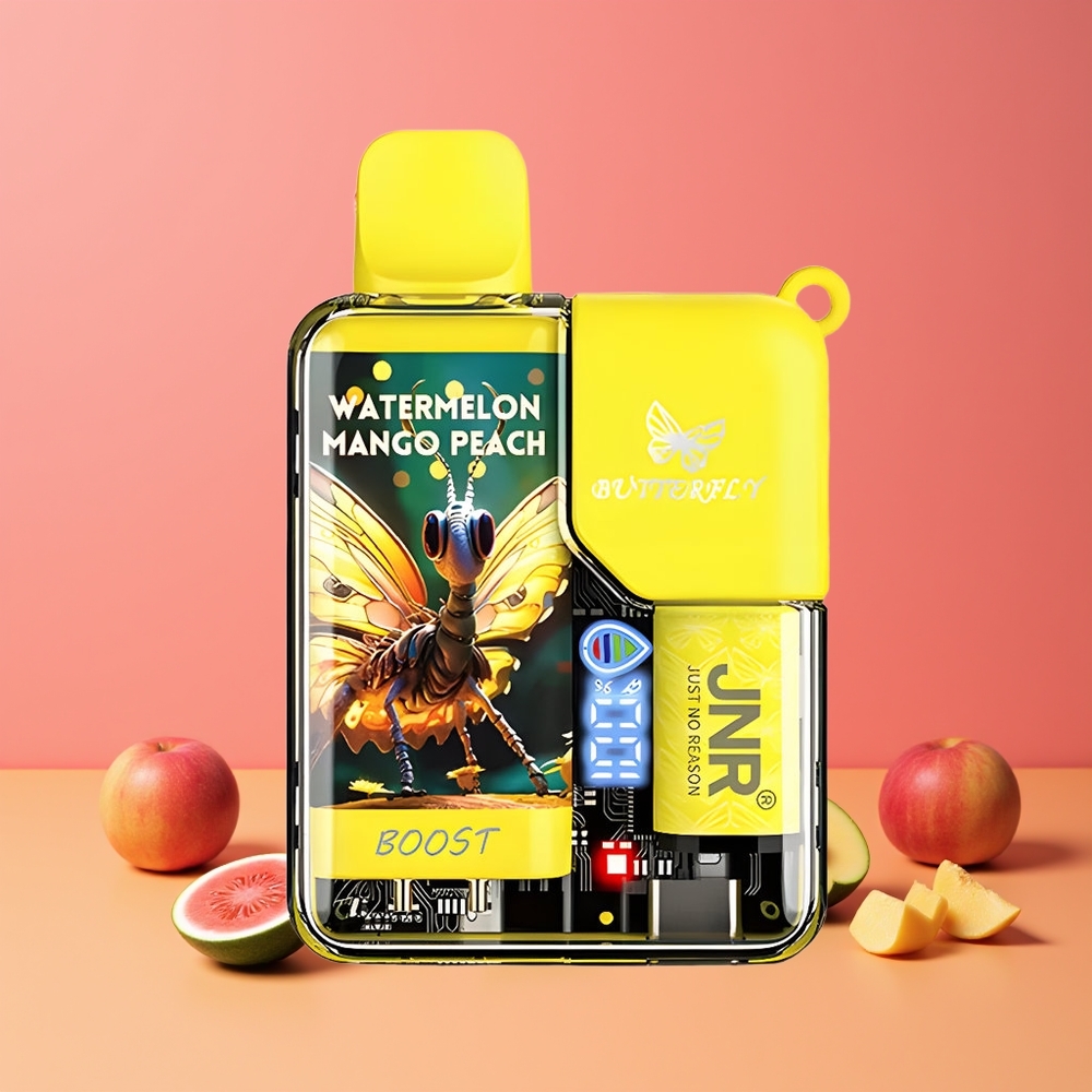 JNR Butterfly 8500 Puffs Digitális Kijelző Nagykereskedés Magyarország Görögdinnye Mango Őszibarack