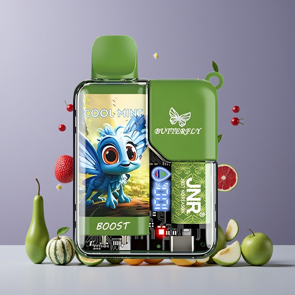 JNR Butterfly 8500 Puffs Digitális Kijelző Nagykereskedés Magyarország Hideg Menta