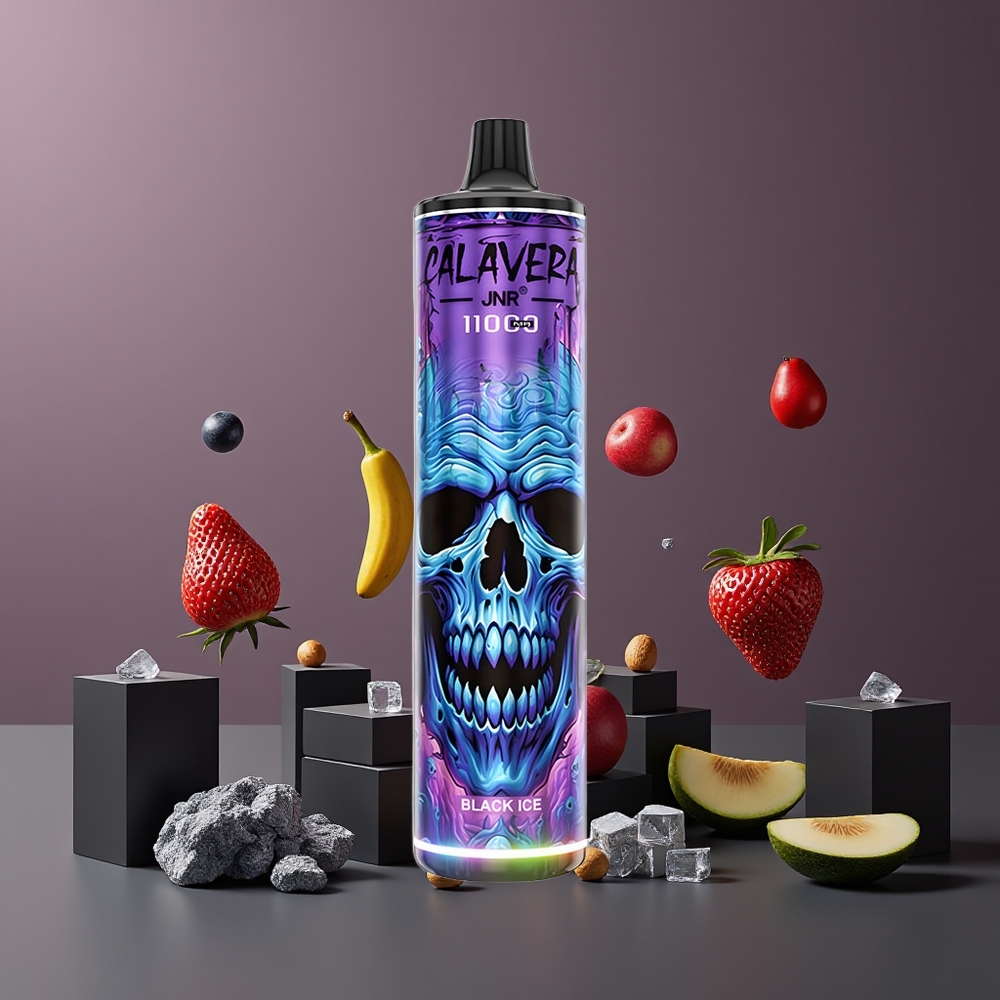 JNR Calavera 11000 Puffs Nagykereskedés Magyarország 21ml Fekete Jég