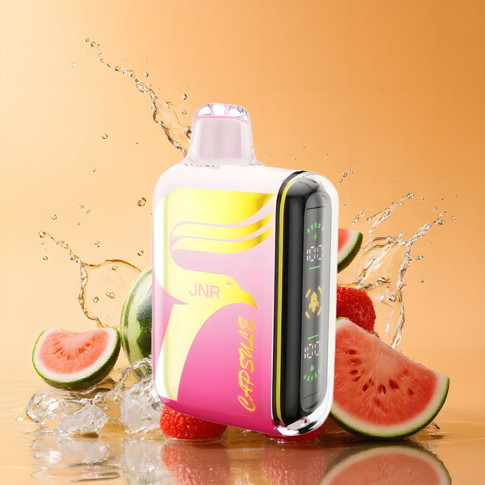 JNR Capsule 15000 Puffs Nagykereskedés Magyarország Eper Dinnye Jég Dual Mesh Coil