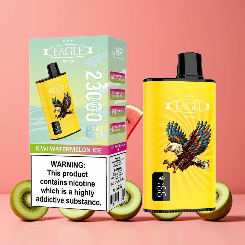 JNR EAGLE Smart 23000 Puffs Digitális Kijelző Nagykereskedés Magyarország Eper Dinnye Jég