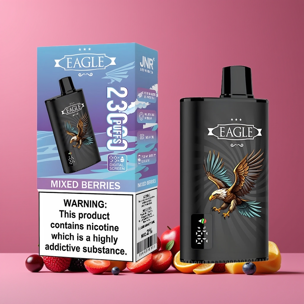 JNR EAGLE Smart 23000 Puffs Digitális Kijelző Nagykereskedés Magyarország Vegyes Bogyók