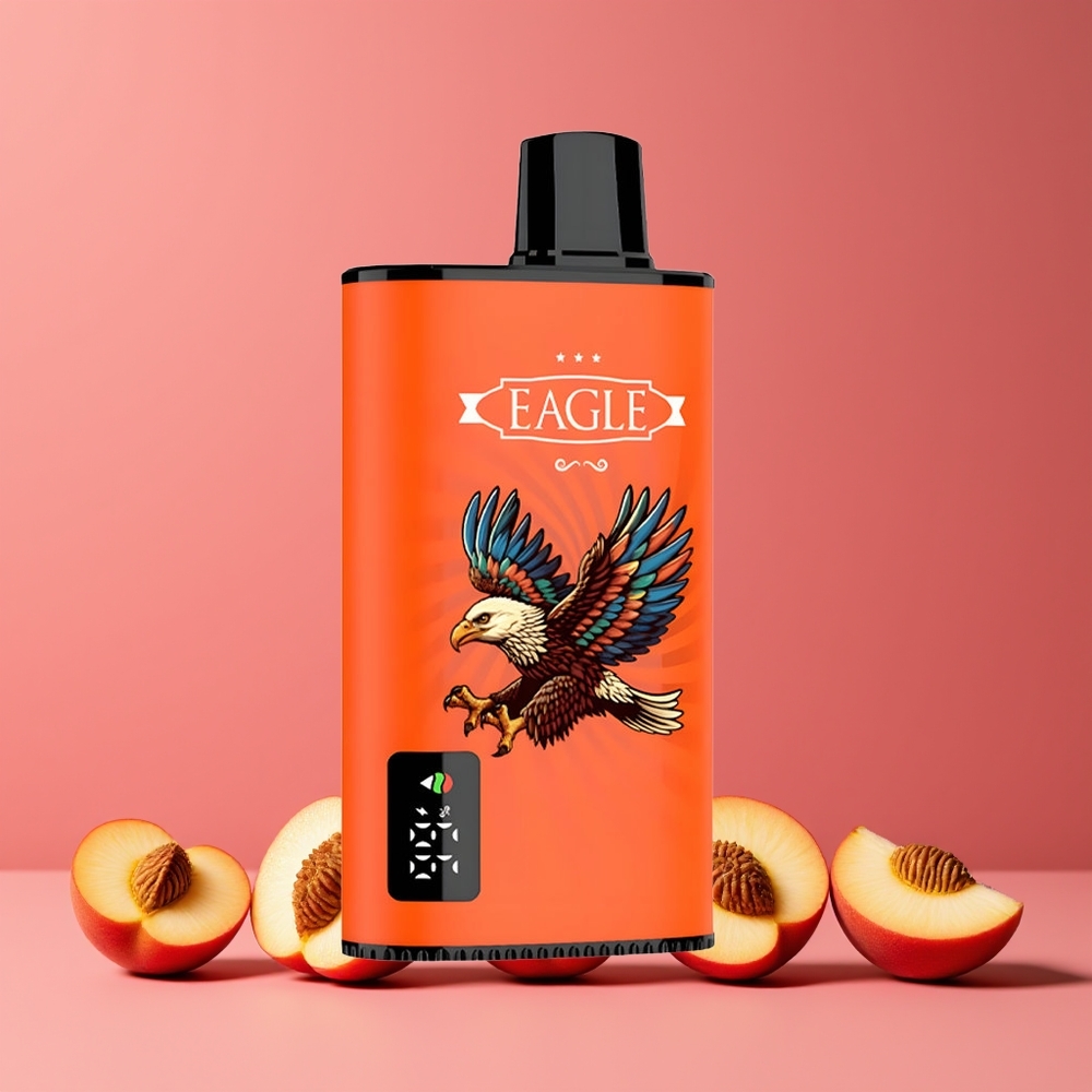 JNR EAGLE Smart 23000 Puffs Digitális Kijelzős Eldobható Vape Lédús Őszibarack Nagykereskedés Magyarország