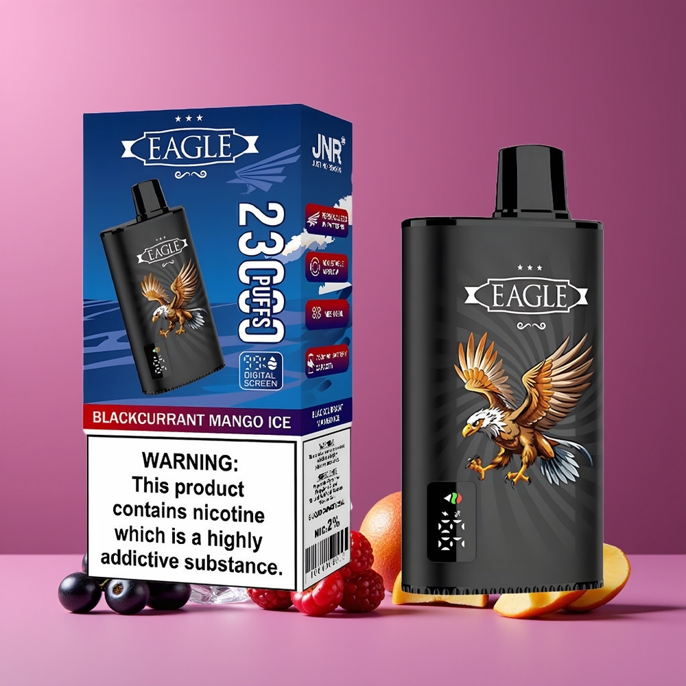JNR EAGLE Smart 23000 Puffs Digital Kénser Málna Jég Nagykereskedés Magyarország