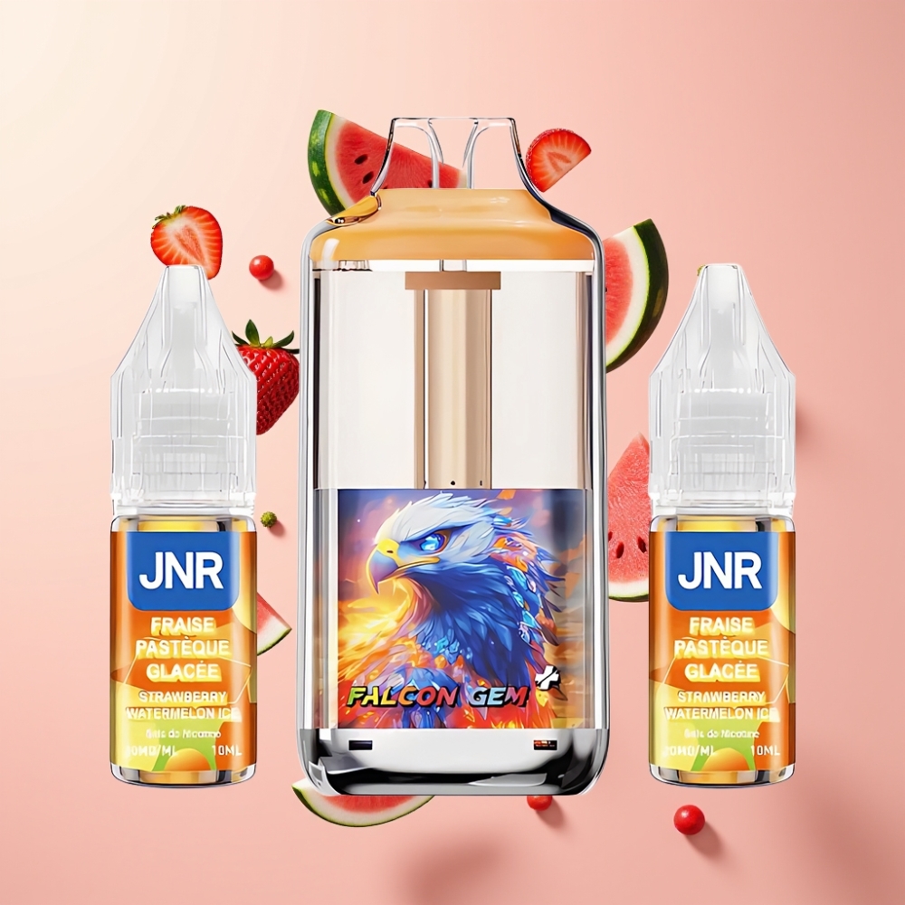 JNR Falcon GEM⁺ 30000 Puff Refillable Pod Vape Eper Dinnye Jég Nagykereskedés Magyarország Dual Mesh Coil