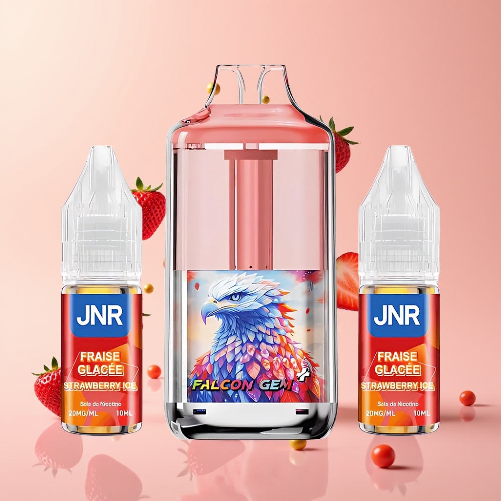 JNR Falcon GEM⁺ 30000 Puffs Dupla Hálós Felső Töltés Eperjég Nagykereskedés Magyarország