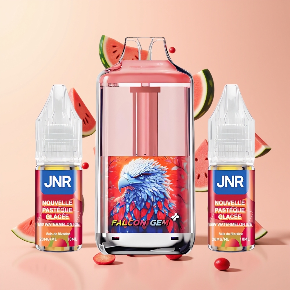 JNR Falcon GEM⁺ 30000 Puffs Látható E-liquid Tartály Nagykereskedés Magyarország Új Görögdinnye Jég