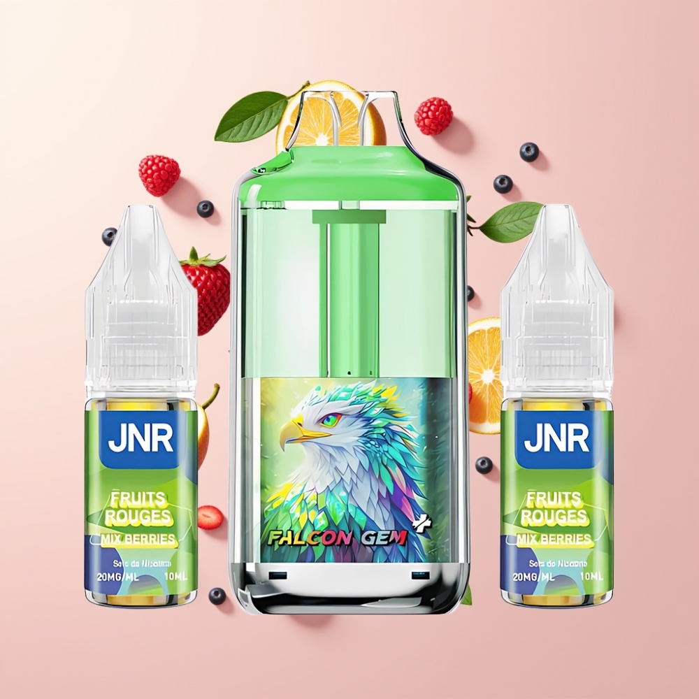 JNR Falcon GEM⁺ 30000 Puffs Nagykereskedés Magyarország Duális Mesh Tekercs Újratölthető Pod Vape Vegyes Bogyók