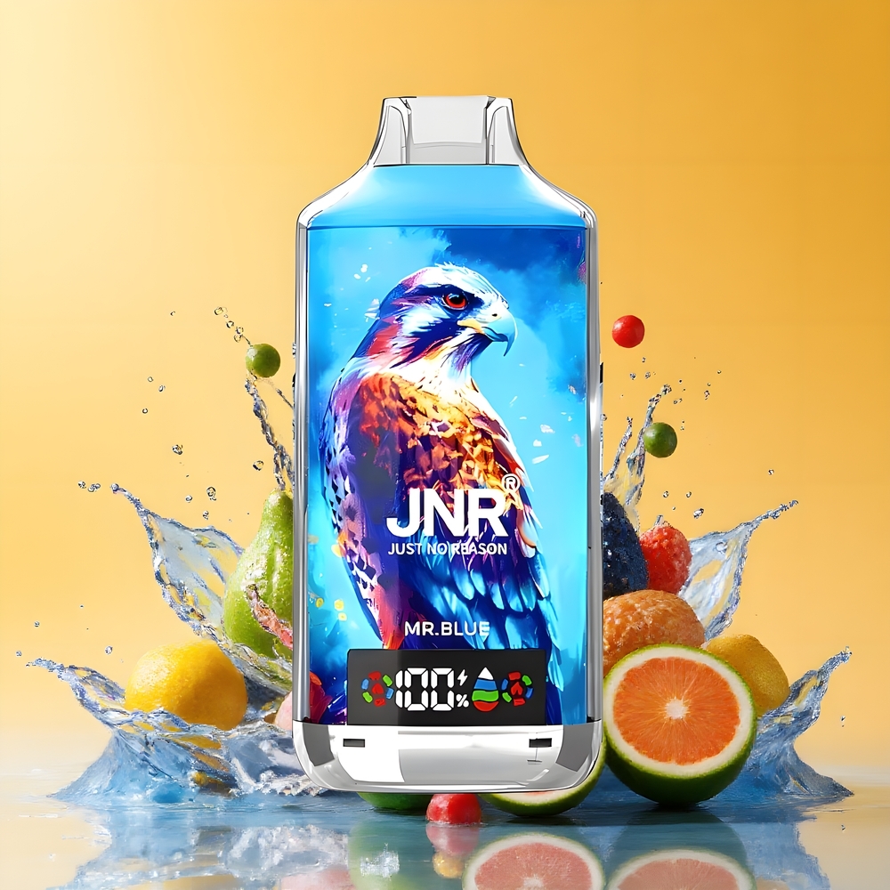 JNR Falcon X 18000 Puffs Nagykereskedés Magyarország Digitális Kijelző Kék Úr
