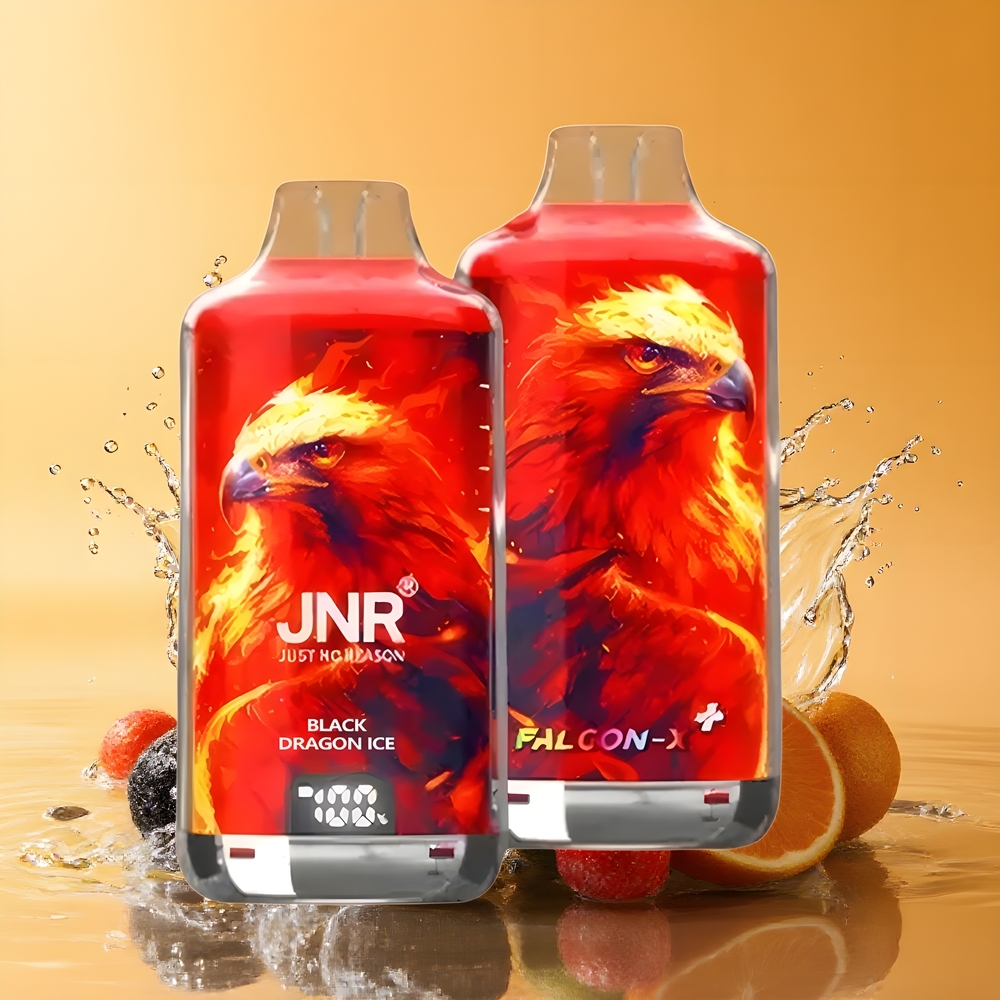 JNR Falcon X⁺ 28000 Nagykereskedés Magyarország 2 ml Dupla Folyadék Fekete Sárkány Jég