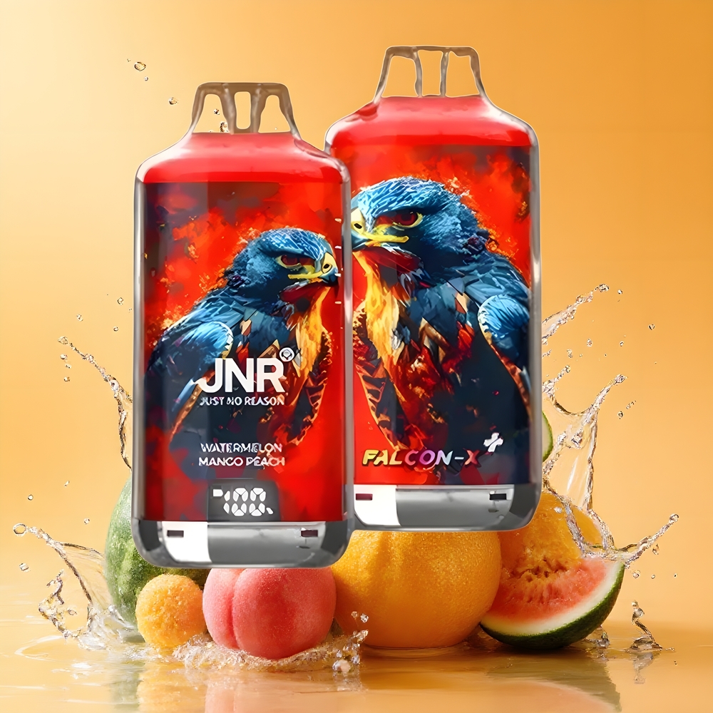JNR Falcon X⁺ 28000 Nagykereskedés Magyarország 950mAh Dinnye Mango Őszibarack