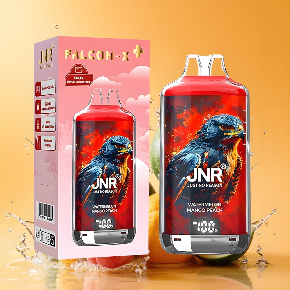 JNR Falcon X⁺ 28000 Nagykereskedés Magyarország 950mAh Dinnye Mango Őszibarack
