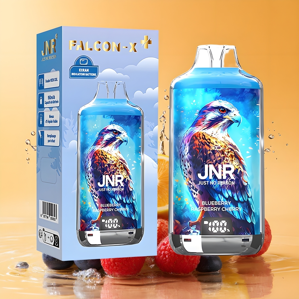 JNR Falcon X⁺ 28000 Nagykereskedés Magyarország 950mAh Kékáfonya Málna Cseresznye