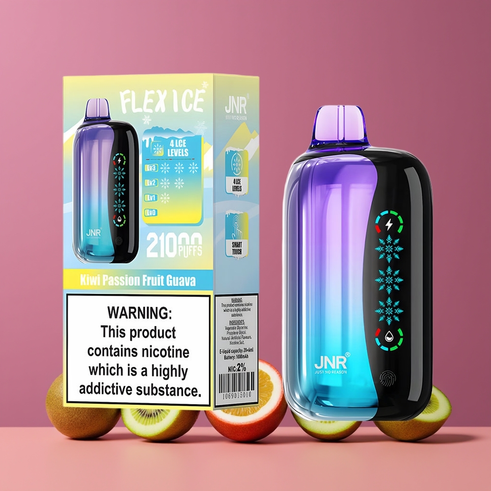JNR Flex Ice 21000 Puff Nagykereskedés Magyarország Kiwi Passiógyümölcs Guava Beállítható Levegőáramlás