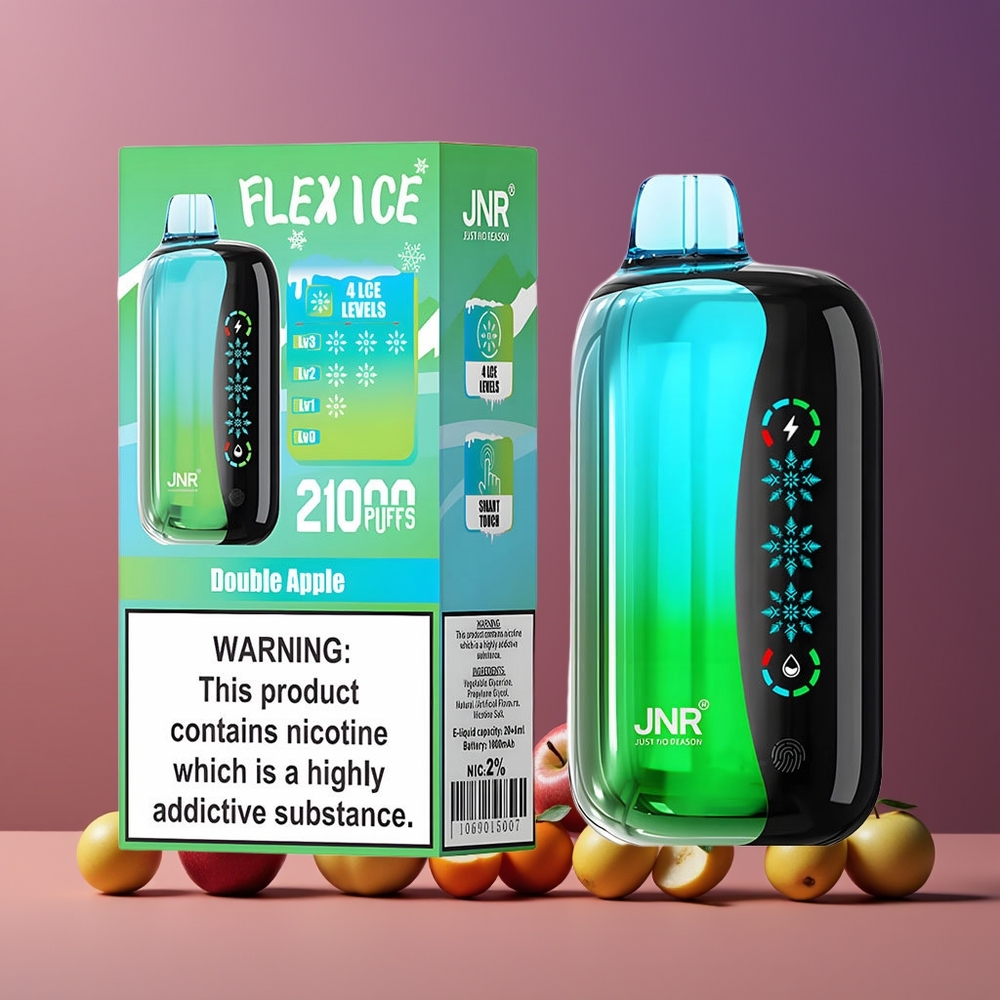 JNR Flex Ice 21000 Puffs Nagykereskedés Magyarország Beállítható Légáramlás Kettős Alma