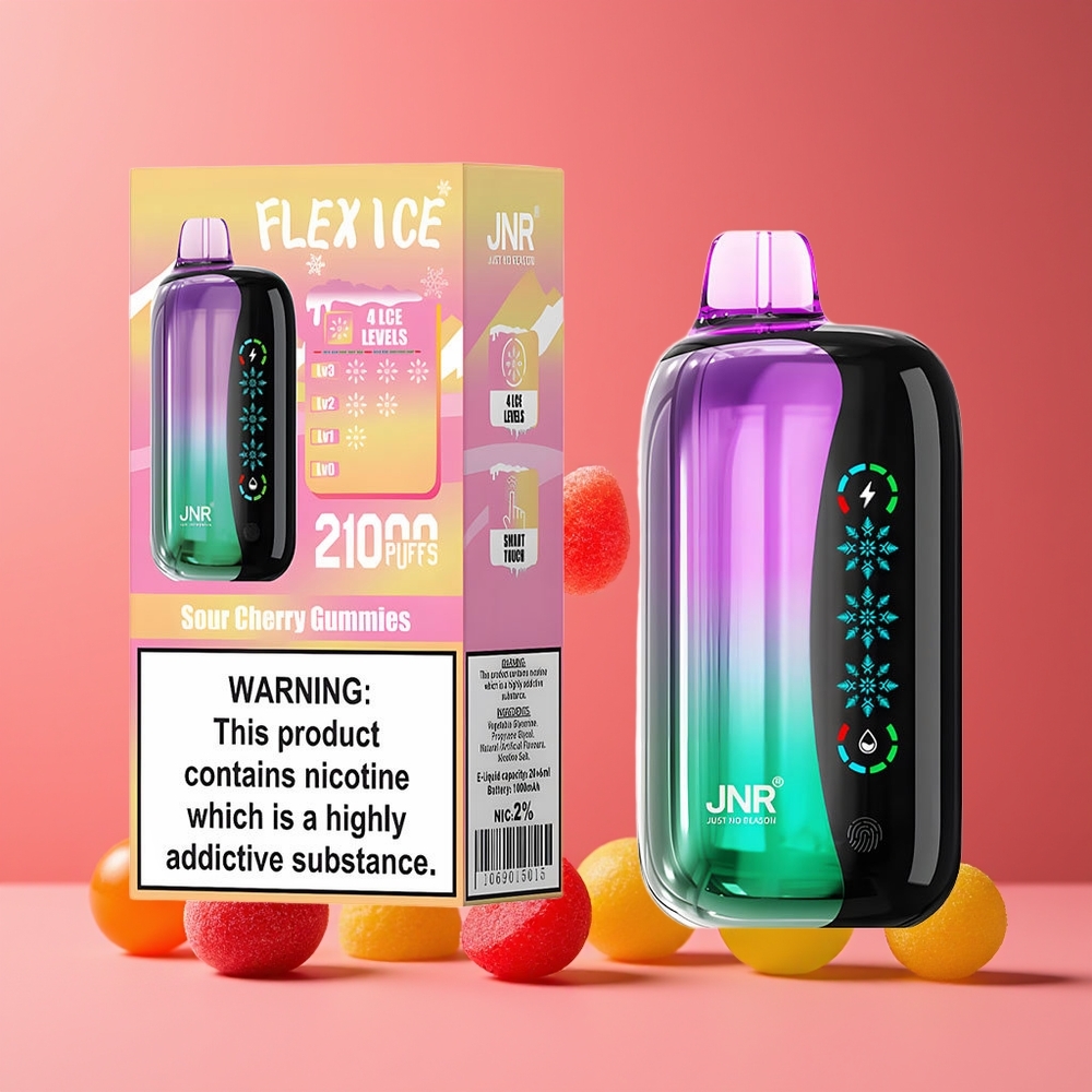 JNR Flex Ice 21000 Puffs Touch Screen Nagykereskedés Magyarország Sajt Cseresznye