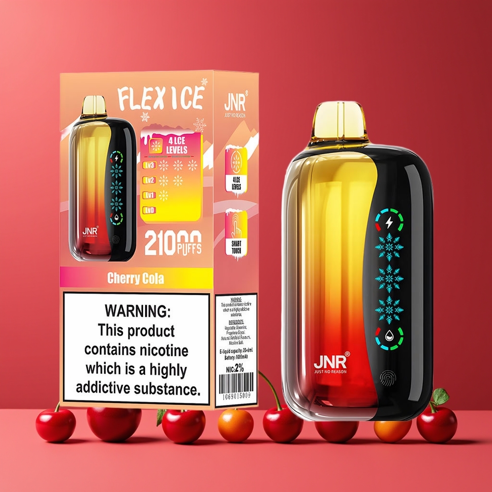 JNR Flex Ice 21000 Pufi Testreszabható Légáramlás Cseresznyes Kóla Nagykereskedés Magyarország