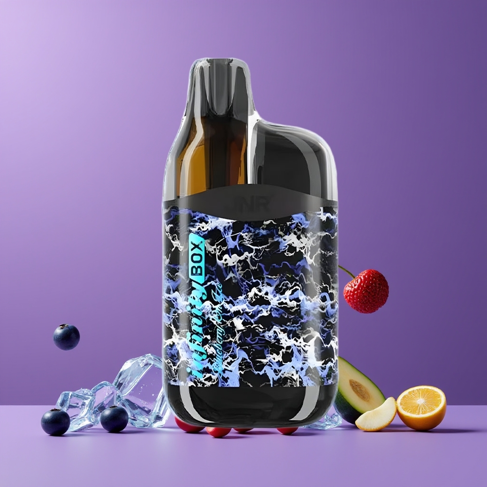 JNR Infinity Box 10700 Puffs Nagykereskedés Magyarország 2200mAh Kékáfonya Jég