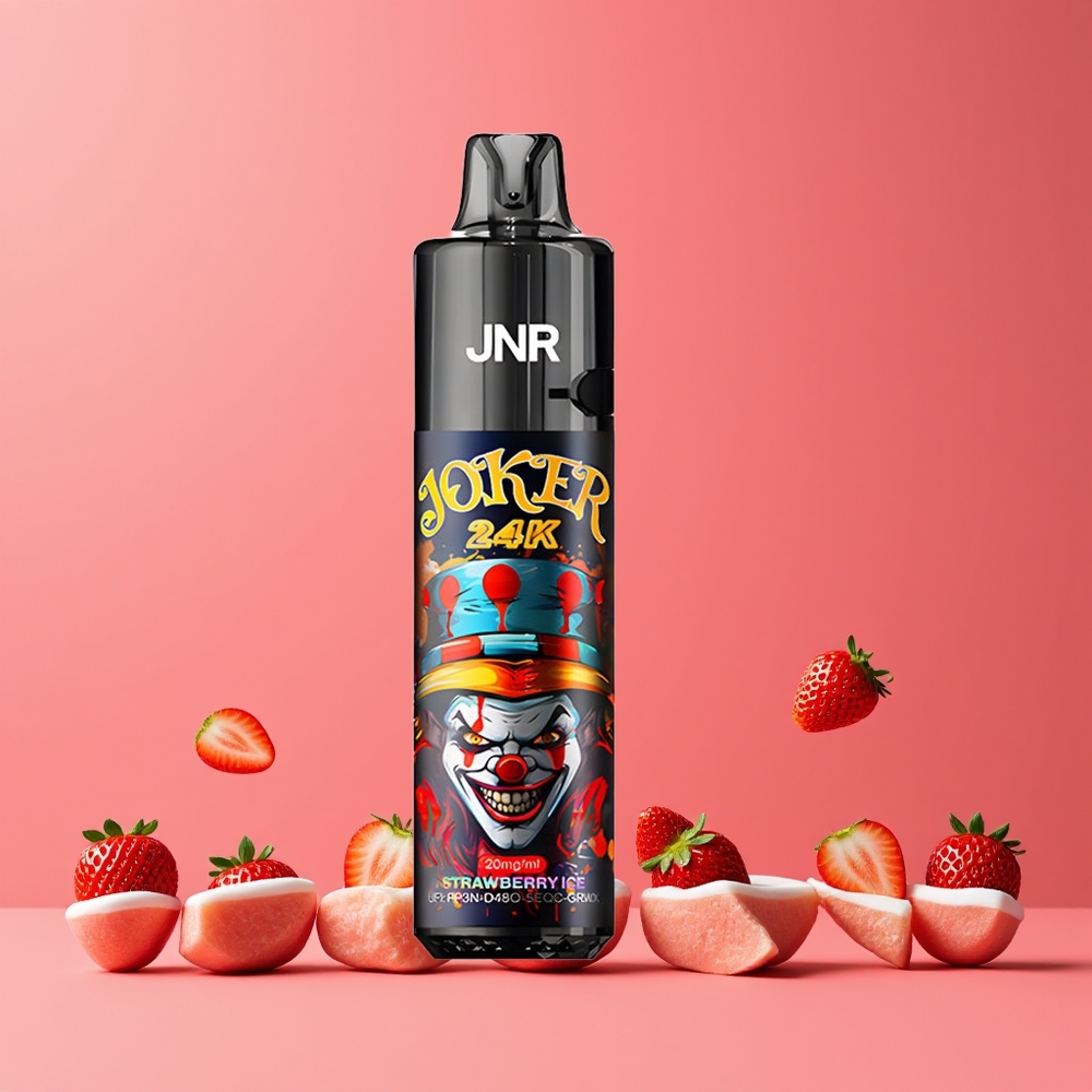 JNR Joker 24K Puffs Refillable E-liquid Nagykereskedés Magyarország Eperjég