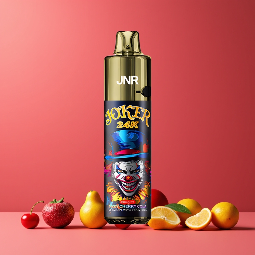 JNR Joker 24K Puffs Refillable Pod Disposable Vape Buborékos Cseresznye Kóla Nagykereskedés Magyarország