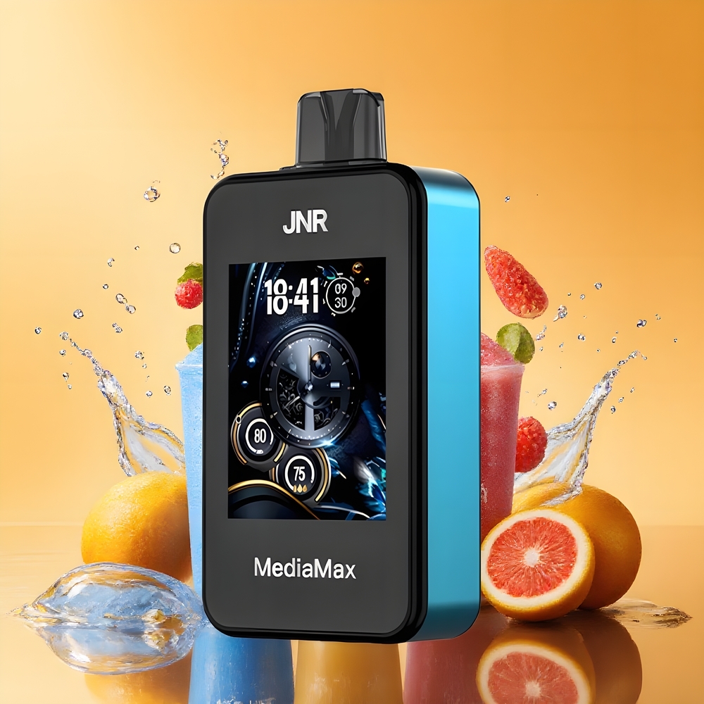 JNR MediaMax 40000 Puffs 2.4'' HD Képernyős Nagykereskedés Magyarország Kék Áfonya Jég