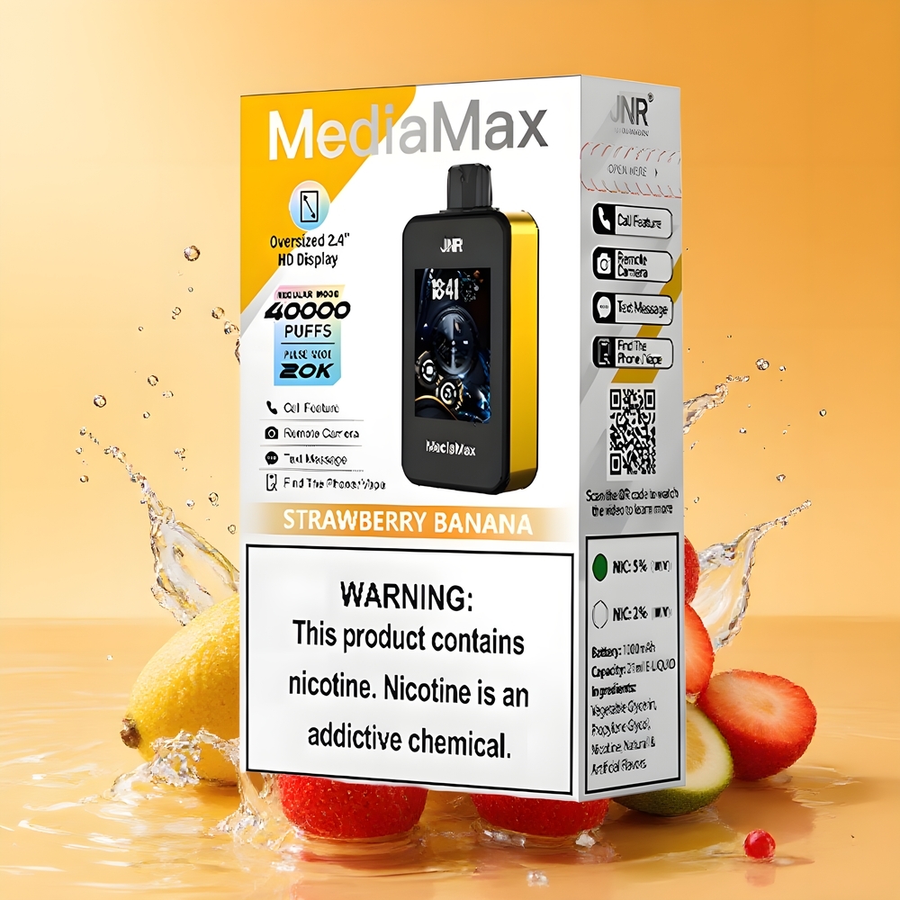 JNR MediaMax 40000 Puffs Dual Mesh Coil Eper Banán Nagykereskedés Magyarország
