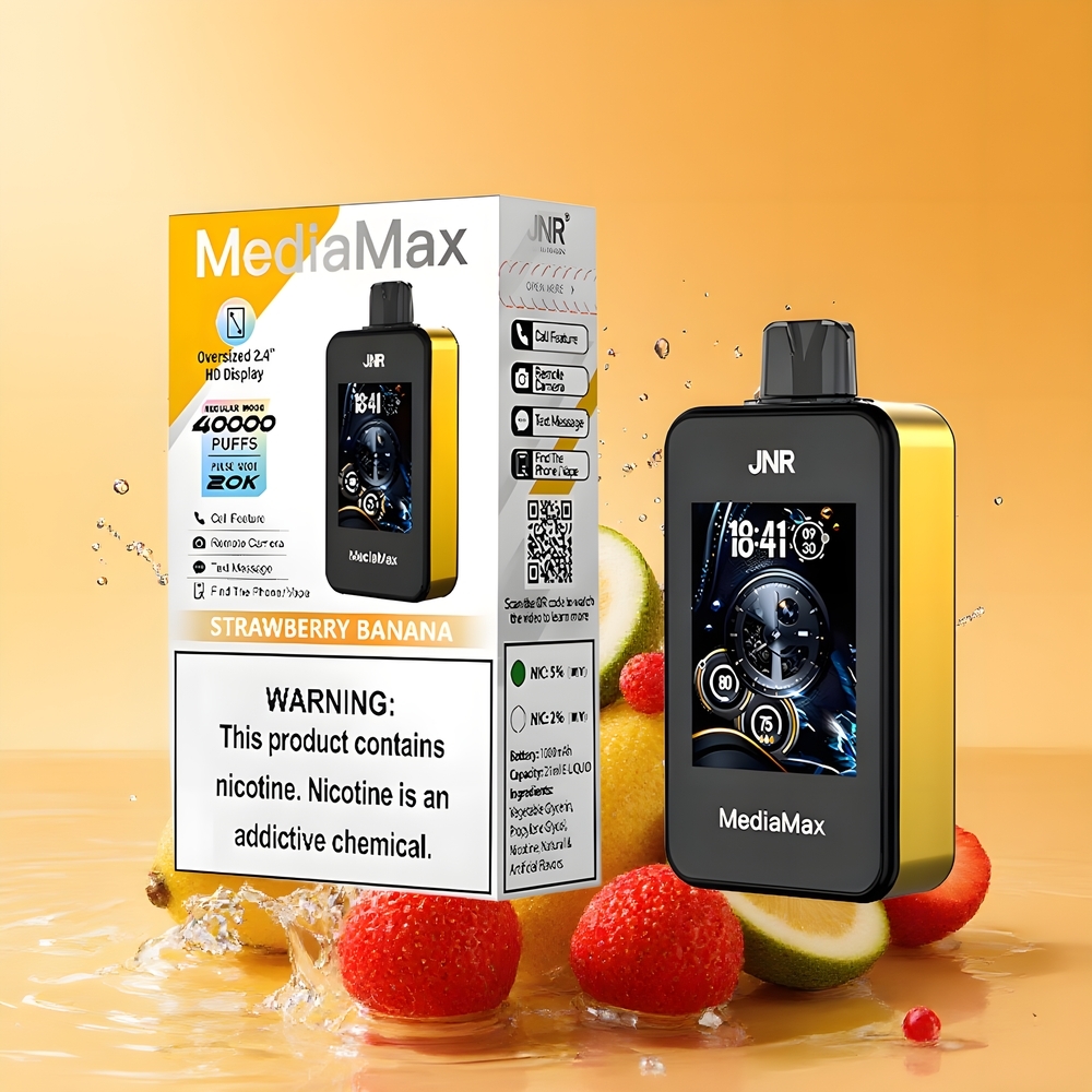 JNR MediaMax 40000 Puffs Dual Mesh Coil Eper Banán Nagykereskedés Magyarország