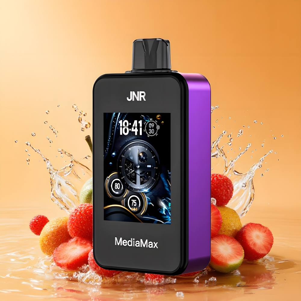 JNR MediaMax 40000 Puffs Kettős Rácsos Tekercs CseresznyeEper Málna Nagykereskedés Magyarország