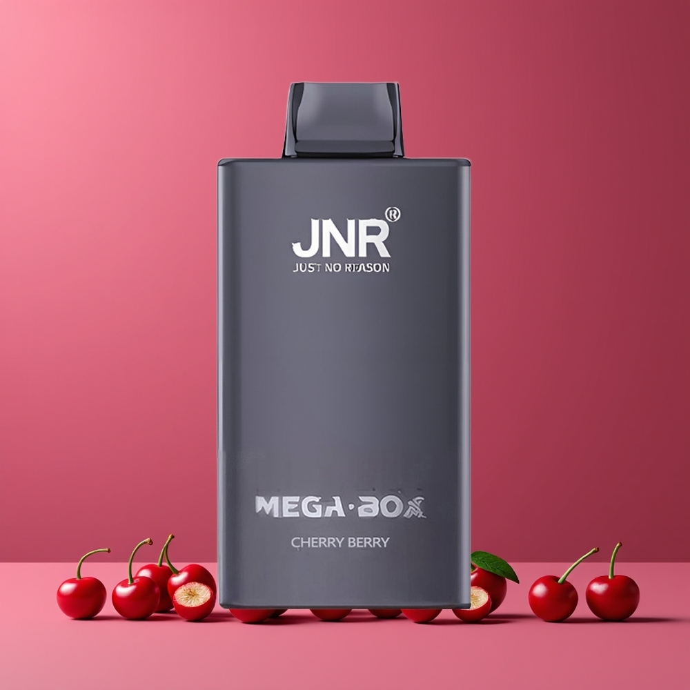 JNR Mega Box 25000 Puffs Eldobható Vape Cseresznye-Áfonya Nagykereskedés Magyarország Dual Mesh Coil