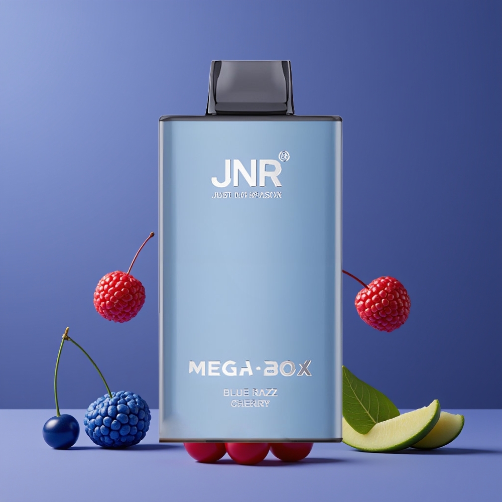 JNR Mega Box 25000 Puffs Kettős Mag Nagykereskedés Magyarország Kék Málna Cseresznye